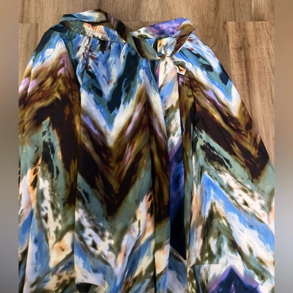 Women's Her Destiny Multi Colored Tie Dye Style Flowing Skirt